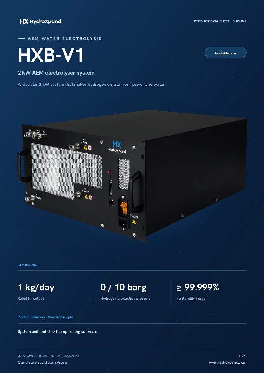 HXB-V1 datasheet preview