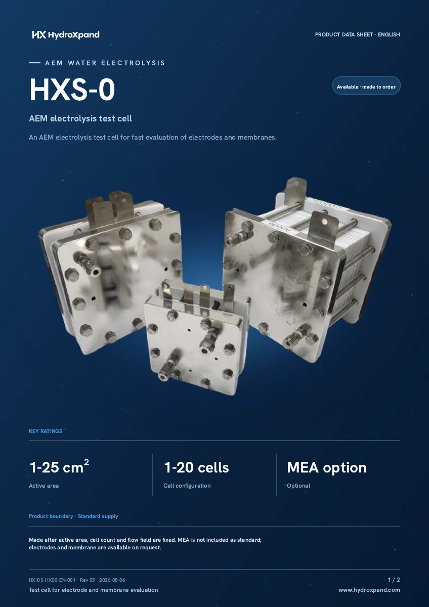 HXS-0 datasheet preview