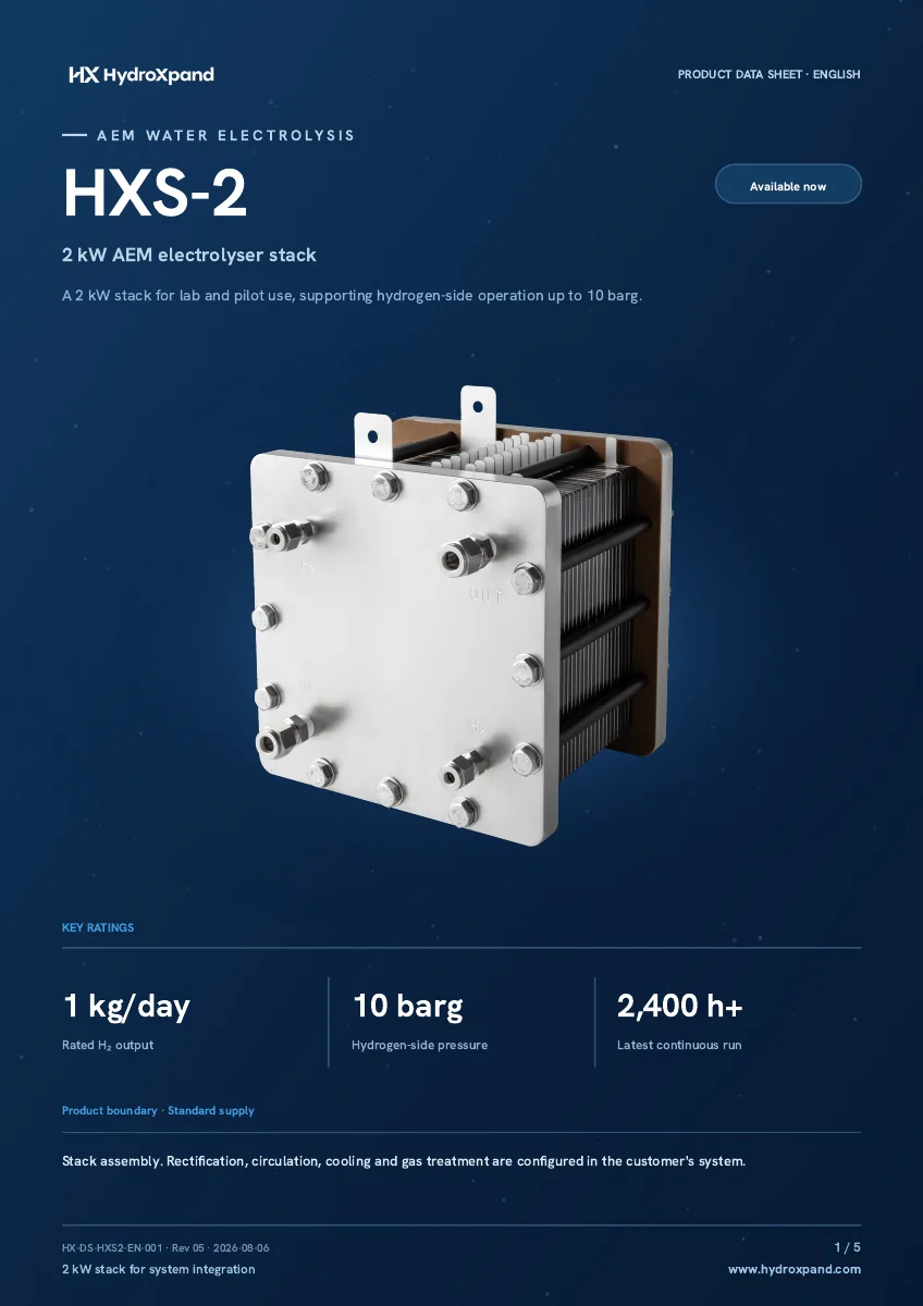 HXS-2 datasheet preview